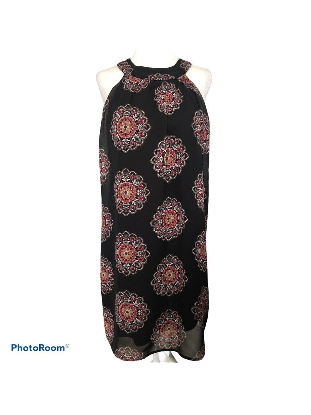 $5 SALE Crystal Sky A-Line Medallion Dress Size Small